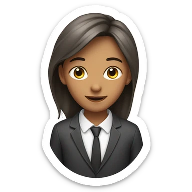 4 colleagues - 3 girls, 1 boy sticker