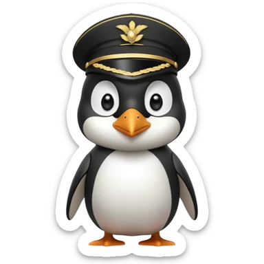 Penguin of Madagascar dressed as a soldier  sticker