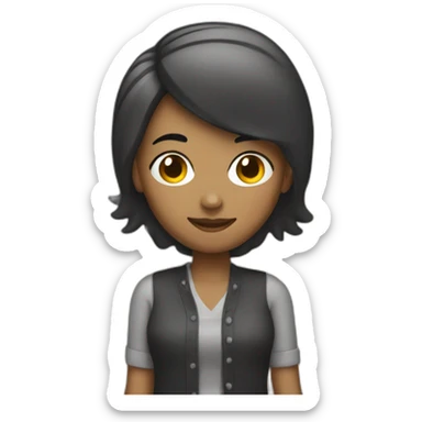 Lesbian woman sticker