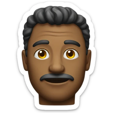 a man with big pupulas beacuse of acid sticker