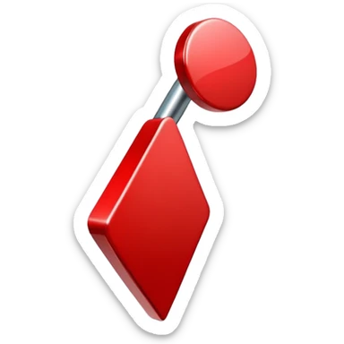 red location pin sticker