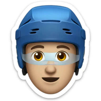 ice hockey player sticker