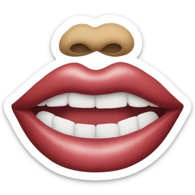 Lips sticker