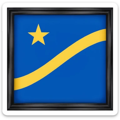 Bandera del estado zulua Venezuela  sticker