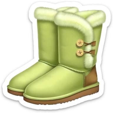 light pistachio uggs sticker