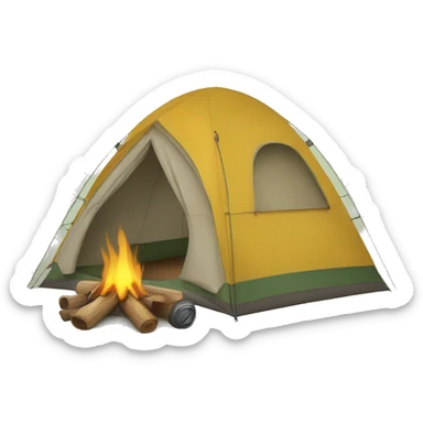 camping sticker
