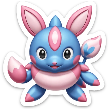 Palkia-Kyogre-Sylveon-Chansey-fusion sticker