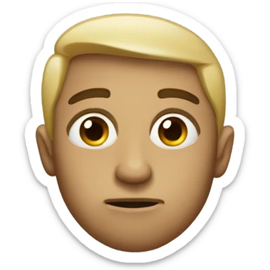 Shady side eye sticker