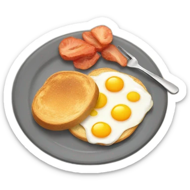 Breakfast sticker