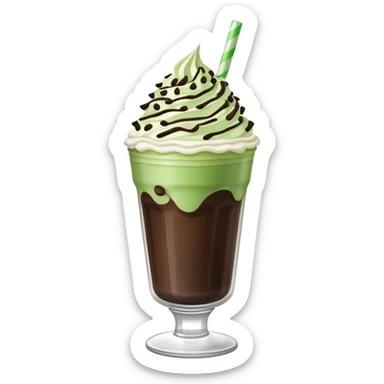 Oreo pistachio frappe  sticker