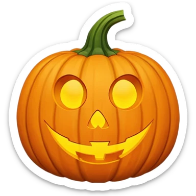 Halloween spooky sticker