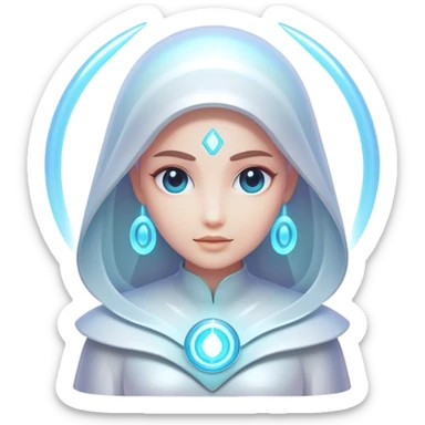 holographic storyteller sticker