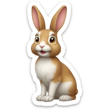Rabbit sticker