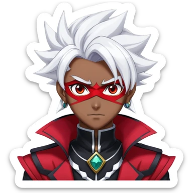 Crea un sticker con el personaje Espectro de Yu Gi Oh Vrains  sticker
