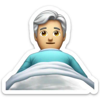 craig federighi laying in hospital bed sticker
