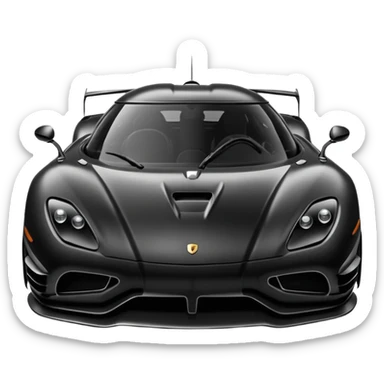 Koenigsegg shadow logo sticker
