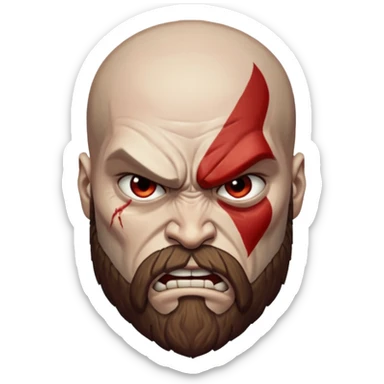 kratos sticker
