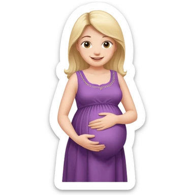 Pregnant Argenti from Honkai Star Rail sticker