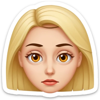 Stupid bitch with a very bad lazy eye sticker