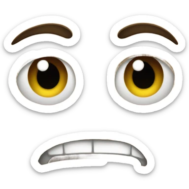 Make an annoyed emoji  sticker