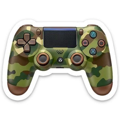 homme-avec-manette-ps4-camouflage not human sticker