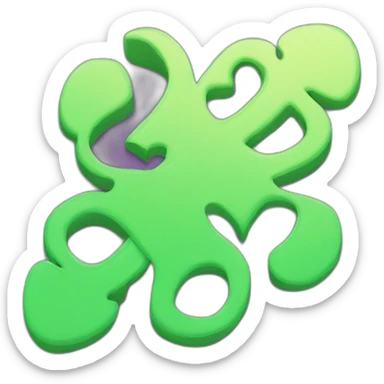 autism symbol, not a person or a puzzle piece or ribbon. sticker