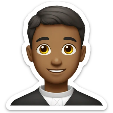 young brasilian catholic priest sticker