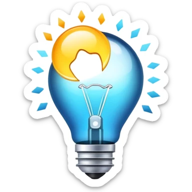 Icône d’innovation ou d’énergie sticker