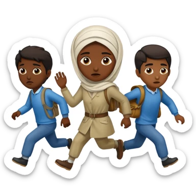 fleeing Iranians sticker