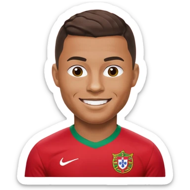 Ronaldo Portugal jersey  sticker