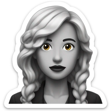 noir bien mafe sticker