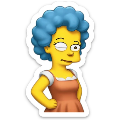 Lisa simpsons sticker
