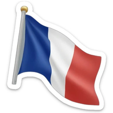 French flag sticker
