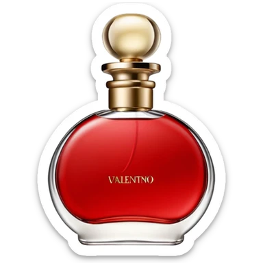 valentino perfume bottle sticker
