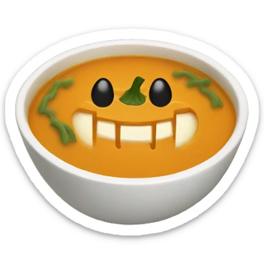 Pumpkin soup sticker