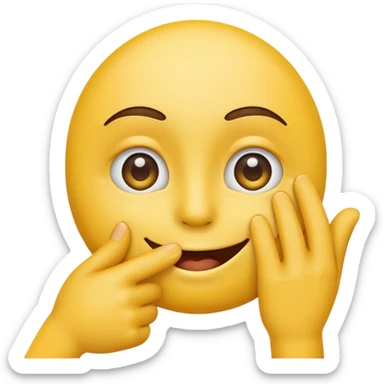 an emoji that represents lie  sticker