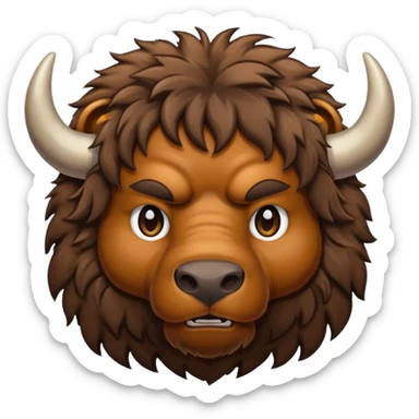 i need a emoji which can show i have to upload image of a cattle or buffalo  sticker