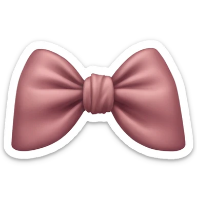 Coquette bow with boba sticker