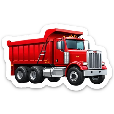 Peterbilt dump truck  sticker