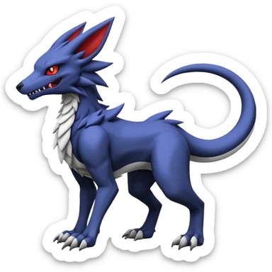 Darkrai-Gatomon-Sergal-Vernid-Protogen-Fakémon-Pokémon-creature  sticker