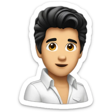 Valut Boy Imitates Elvis Presley sticker