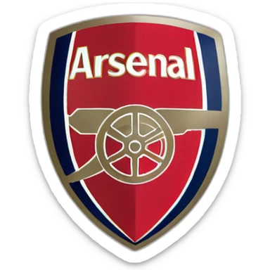 Arsenal football badge 2023 sticker