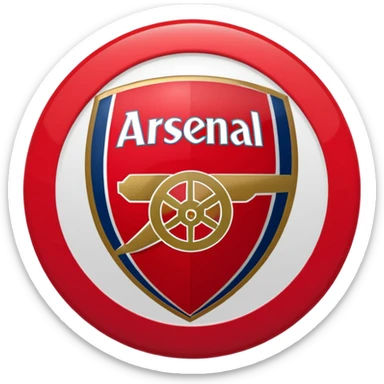 Arsenal football logo sticker