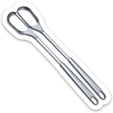 Tongs – long metal tongs for flipping
 sticker