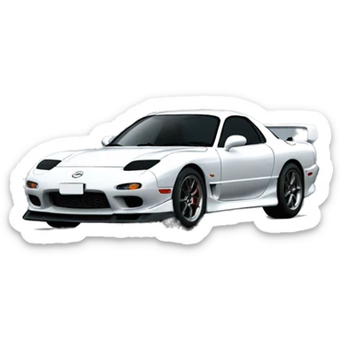 Mazda rx7 fb  sticker