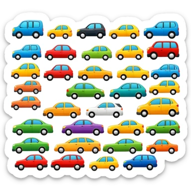Generate indian road traffic emojis sticker