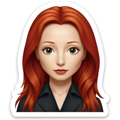 Tori Amos cinematic realistic sticker