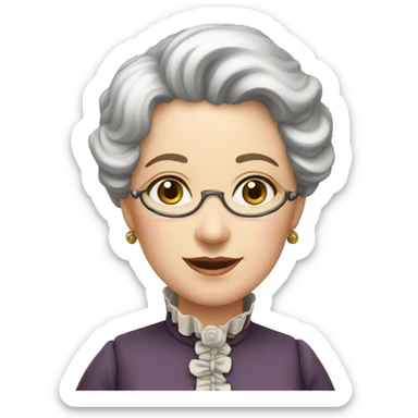 victorian female shop: age 63 sticker