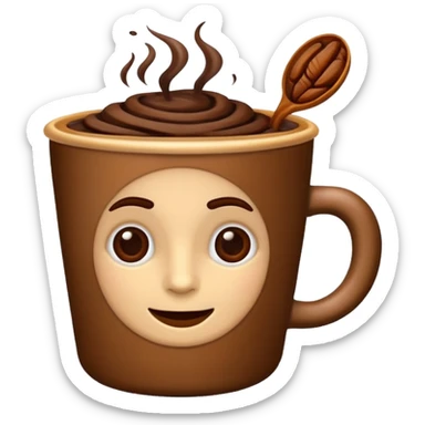 Generate a emoji of colombian coffee. Make a perfect reference. sticker