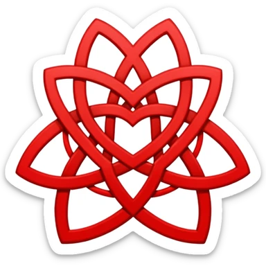 Make an emoji of a heartagram it should be a pentagram but instead of two traingles it should be a heart and a triangle  sticker